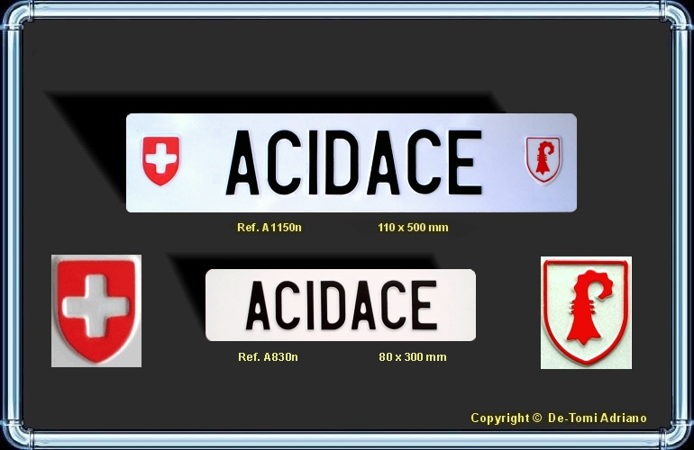 Paire de plaques TUNING BASEL ACIDACE