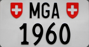 Plaque suisse MGA 1960