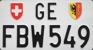 Plaque Genve FBW 549