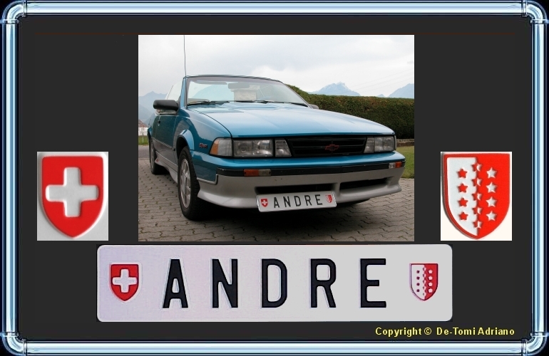 Autoschild ANDRE