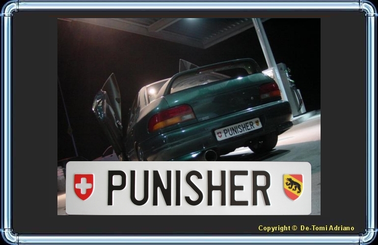 Autoschild "TUNING PUNISHER"